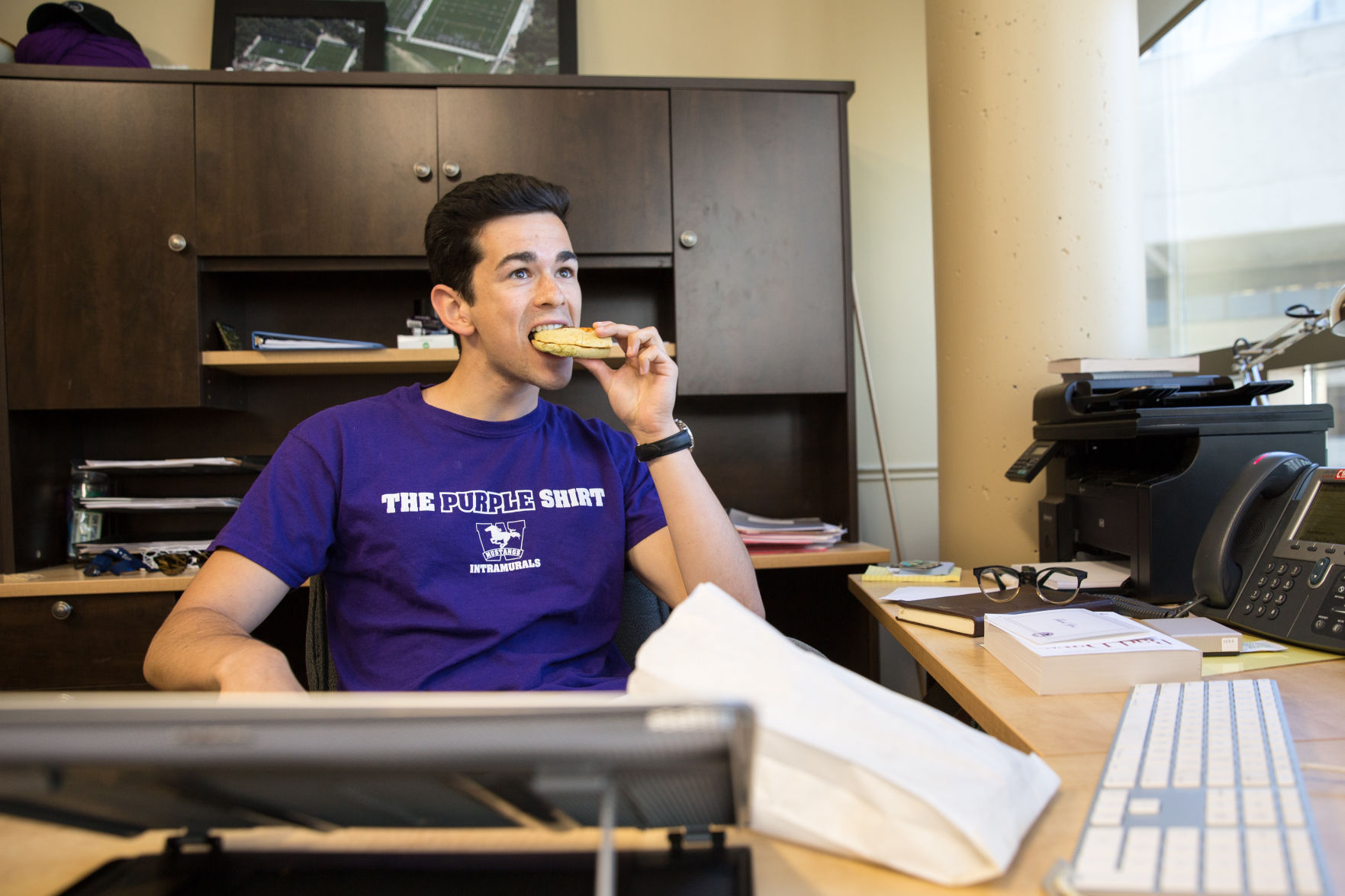 Purple shirt (photo)